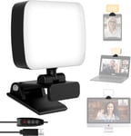 Lumière De Vidéoconférence, Panneau Led Light Avec Clip, 120 Led Et 3 Modes D'Éclairage Vidéo, Lampe Photo Pour Lampe Pc Streaming/Ordinateur Portable/Réunions Zoom/Live Stream/Bur[VID064227]