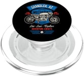 Chandler AZ USA Style rétro vieilli Style moto PopSockets PopGrip pour MagSafe