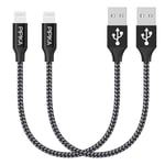 PIPIKA iphone Charger Cable Short 0.5M 2Pack [Apple Mfi Certified] Fast Charger iphone Apple Charger power Delivery Charging Cord For iphone14/13/12/12promax/12mini/11/11pro/xs/max/xr/x/8/8plus/ipad