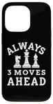 iPhone 13 Pro Always 3 Moves ahead Chess Player King Queen Case