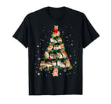 Cute Hamster Christmas Tree gift decor Xmas tree T-Shirt