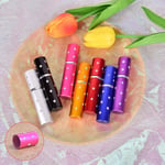 5ml Portable Perfume Bottle Travel Refillable Empty Metal Spray Red