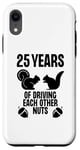 Coque pour iPhone XR 25 ans à se rendre dingues, femme, mari, mariage