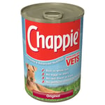 12 X Chappie Can Original 412g Wet Pet Dog Food Complete Balanced Nutrition