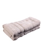 Home by Ilse Jacobsen - Bath Collection handduk 50x100 cm 2-pack sand beige stripes