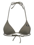 Triangle-Rp Swimwear Bikinis Bikini Tops Triangle Bikinitops Green Calvin Klein