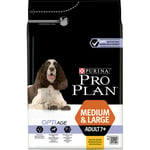 Purina - Croquettes Pro Plan Adulte Medium et Large Age Defense + 7 : 14 kg