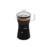 La Cafetière Verona Machine à expresso en verre, noir, 6 tasses, coffret cadeau