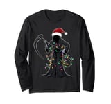 Grim Reaper The Death Christmas Hat Xmas Long Sleeve T-Shirt