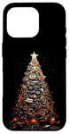 Coque pour iPhone 16 Pro Arbre de Noël Pièces de voiture et camion Mécanicien Garage Homme