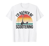 Scooter Electric Retro Vintage Street Stunt E-Scooter Tricks T-Shirt