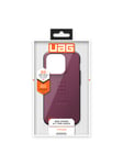 UAG Civilian Series Rugged Case for Apple iPhone 15 Pro [6.1-inch] - Civilian Bordeaux - baksidedeksel for mobiltelefon