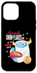 Coque pour iPhone 12 Pro Max Cute Abominable Yeti. Bigfoot hide and seek on Snow, Flake