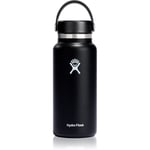 Hydro Flask Wide Mouth Flex Cap thermo bottle colour Black 946 ml