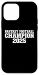 Coque pour iPhone 12 mini Champion de Fantasy Football 2025