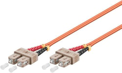 MicroConnect nettverkskabel - 25 m - oransje