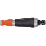 BLACK+DECKER Pistolet Haut Pression pour Tuyau de Jardin - 12 x 3,5 x 3,5 cm - Pistolet de Pulvérisation - Débit d'Eau Ajustable - Plastique ABS et Caoutchouc - Noir/Orange