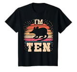 Youth Rats 10 Year Old Birthday Boy Girl 10th Mouse Birthday T-Shirt