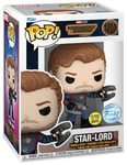 Figurine Funko Pop - Les Gardiens De La Galaxie Vol. 3 [Marvel] N°1201 - Star-Lord - Glow In The Dark (73641)