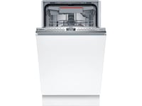 Bosch | Oppvaskmaskin | Spv6ymx01e | Innebygd | Bredde 45 Cm | Antall Rom 10 | Antall Programmer 6 | Energieffektivitetsklasse B | Skjerm | Aquastop-Funksjon | Hvit