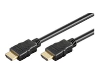 Goobay Series 2.0 - High Speed - Hdmi-Kabel Med Ethernet - Hdmi Hann Til Hdmi Hann - 10 M - Svart - 4K 60Hz Støtte