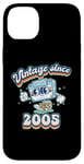 Coque pour iPhone 14 Plus 2005 Born Retro Vibes Cassette Tape Vintage 20th Birthday