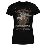 Looney Tunes Wile E Coyote Guitar Arena Tour Women's T-Shirt - Black - 3XL - Black