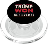 Trump 2024 : Trump a gagné Get Over It PopSockets PopGrip pour MagSafe