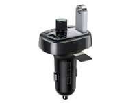 Baseus T-Typed S-09 Bluetooth Fm Transmitter (Black)