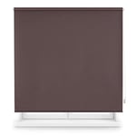 Blindecor Draco Store Enrouleur Opaque - Marron foncé, 160 x 175 cm (largeur x hauteur) | Taille du tissu 157 x 170 cm | Stores thermiques occultants