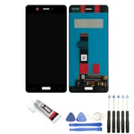 VITRE TACTILE + ECRAN LCD POUR NOKIA 5 NOIR 5.2" + OUTILS + COLLE