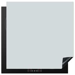 KitchenYeah© Protege Plaque Tapis Pour Induction 78x78 cm Deco Cuisine Protection Vitrocéramique Pour Cuisiniere Argent - Gris - Métal - Clair - 78x78 cm