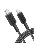 Anker - 322 USB-C til Lightning Kabel - Nylon - 1.8M - Sort