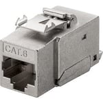 Goobay verktygsfri Keystone-modul RJ45 CAT 6 STP