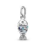 Pandora Blue Scaled Fish -hela 799428C01