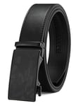 CHAOREN Ceinture Homme, Ceinture Homme Cuir avec Boucle à Cliquet Automatique, Ceinture de 35mm de Large, avec Boîte Cadeau, Ceintures Homme Ajustable et Découpée