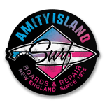 Amity Island Boards & Repairs Sticker, Accessories