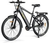 Eleglide E-Bike, T1 Vélo Électrique 27.5'' Trekking E-Cityrad Avec Batterie 13ah, 100km Lang Range, Moteur 250w, Shimano 7 Vitesses