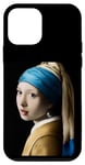 Coque pour iPhone 12 mini The Girl with a pearl earring La Jeune Fille à la perle