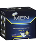 TENA MEN SECURE ABSORPTION PROTECTORS LEVEL 2 X 10