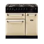 AGA Masterchef Deluxe 90 Dual Fuel Range Cooker - Cream