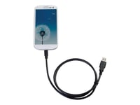 C2G Samsung Galaxy Charge and Sync Cable - Câble de chargement / de données - Micro-USB de type B mâle pour USB mâle - 1.83 m - noir