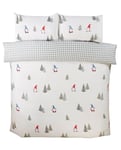 Rapport home Christmas Bedding Set Winter Gonks Microfibre Duvet Cover Set King Multi