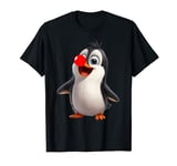 Red Penguin Nose Funny Day 2024 Red Penguin Nose Kids T-Shirt