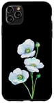 Coque pour iPhone 11 Pro Max Coquelicot blanc symbole de paix pour jardiniers botanistes fleurs