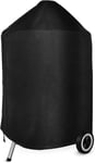 Onlyfire Kettle BBQ Cover for Weber 57cm / 22 inch Charcoal Kettle, Black 