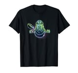 Ghostbusters Vintage Slimer Neon Highlight Retro Badge T-Shirt