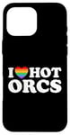 Coque pour iPhone 16 Pro Max Love Hot Orcs est un RPG amusant et fantastique pour les fans de Monster Green Skin Race