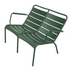 Fermob - Luxembourg Duo Low Armchair Cedar Green 02 - Fåtöljer utomhus - Frédéric Sofia - Metall