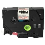 vhbw 1x Ruban compatible avec Brother PT P750TDI, P900W, P950NW, P950W, P750W, P900, P900NW imprimante d'étiquettes 9mm Rouge sur Transparent